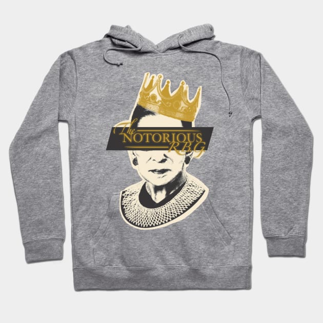 Notorious RBG Hoodie by CrystalClods